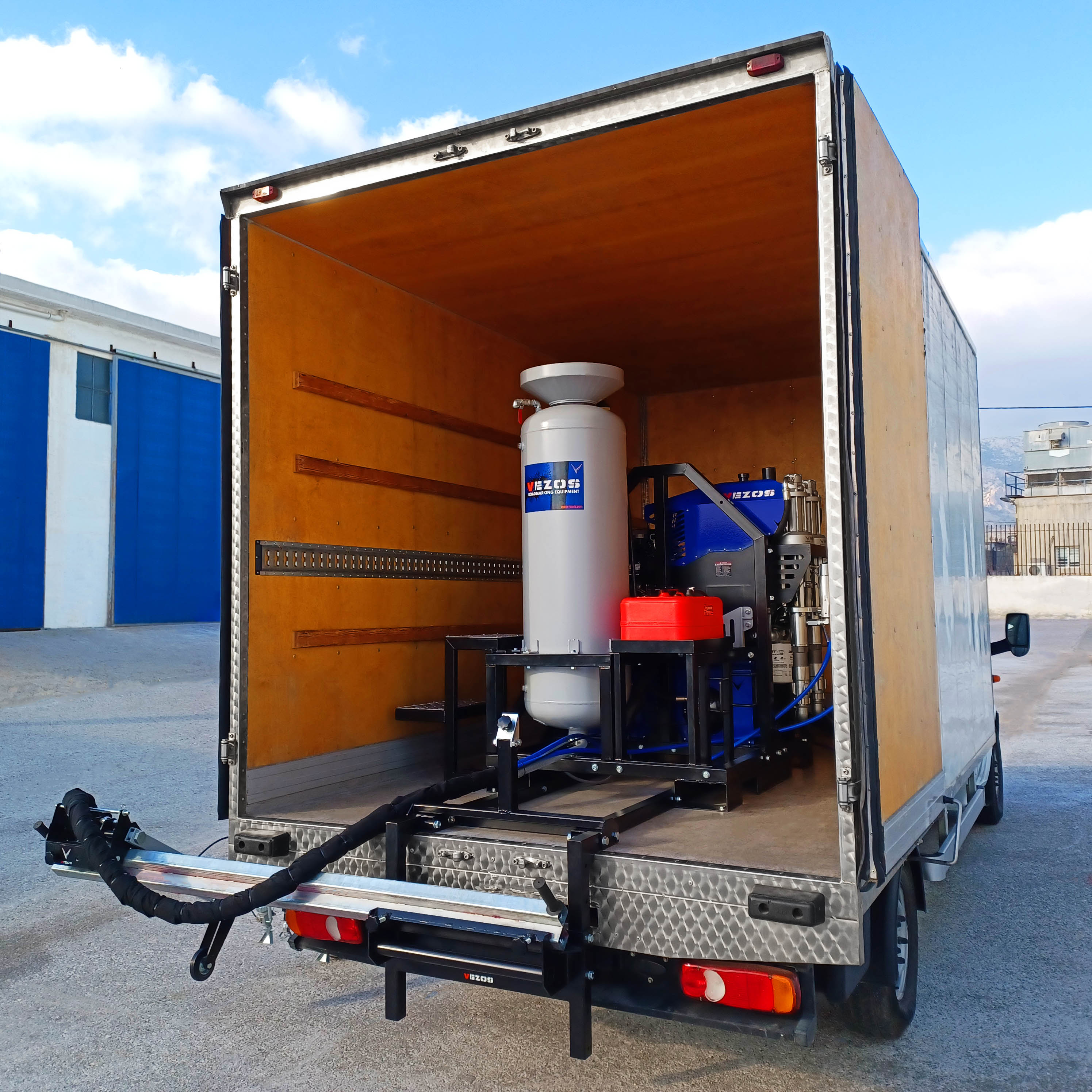 Line Striping Truck - Road Marking Truck - Line Marking Truck