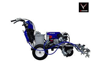 Walk Behind Line Striper PROSTRIPE 200 WB - 2 Paint Gun - Gravity Glass Bead System