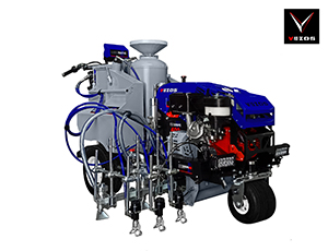 Line Striper PROSTRIPE 400 SP LINEMATIC - Selective Steering - Pressurized Bead System - 3 Paint Gun