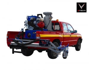 VEZOS RM 2.5 Truck mounted line striping kit (mounted on pickup truck)