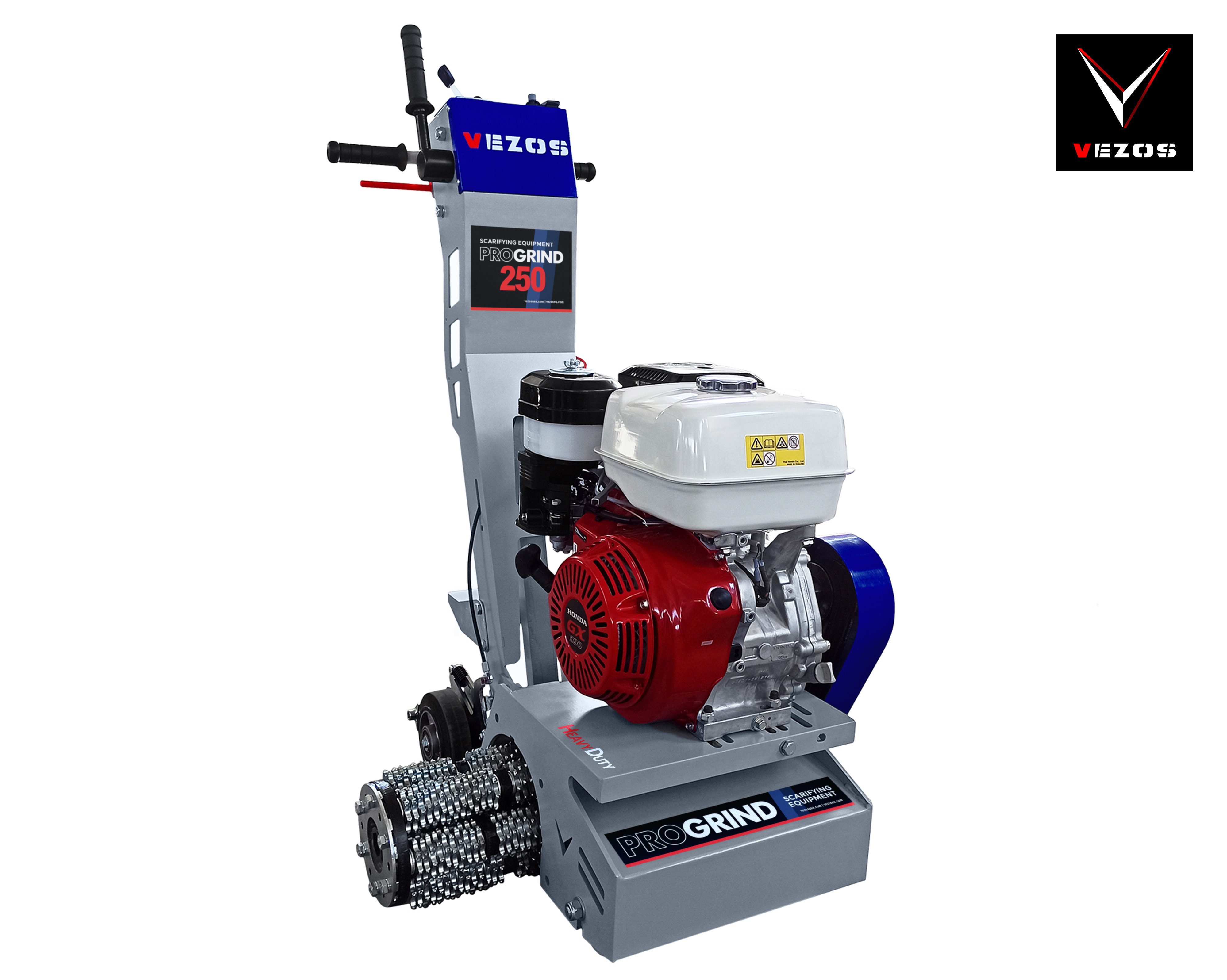 concrete and asphalt scarifiers progrind hd 250 - road marking removal